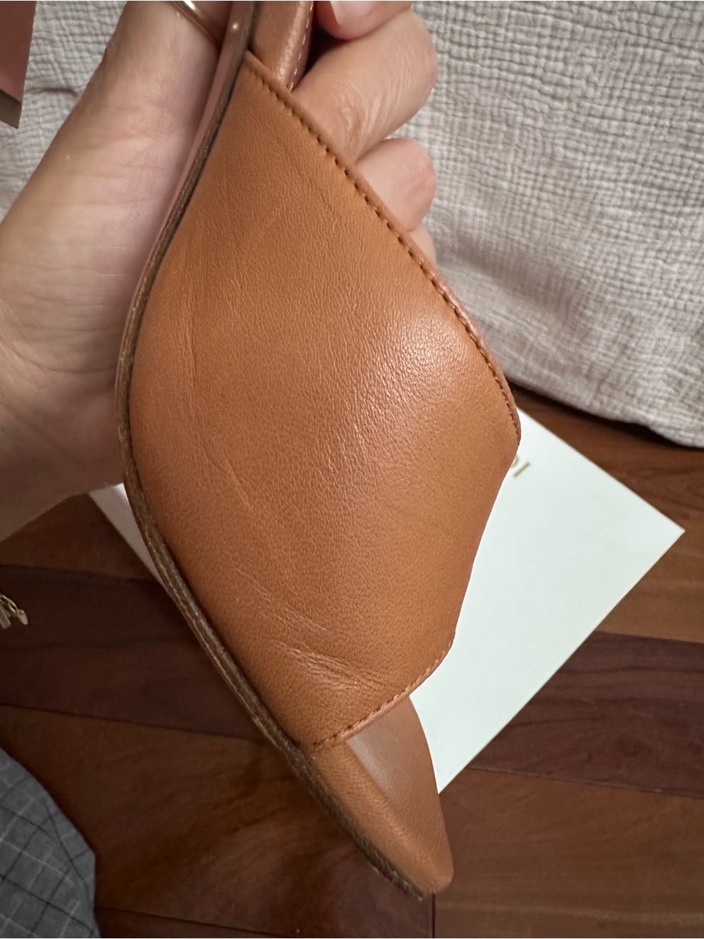 AMINA MUADDI LUPITA Nappa leather in Nude 95MM  Heel 36 6 - Picture 7 of 14